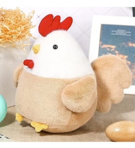 Sevdam Hediyelik  35 cm Eğlenceli Peluş Tavuk – Çocuklar İçin Güvenli Oyuncak