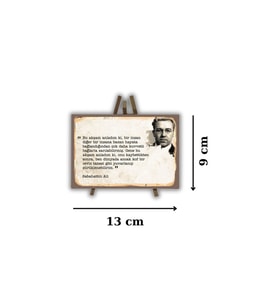 Ahşap Retro Masa Üstü Mdf Akıllı Tablo , Komik Sözler , Duvar Yazıları , Edebiyat - Akıllı324