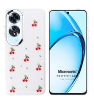 Microsonic Oppo A60 Kılıf PrettyCharm Cherry (Kırmızı)