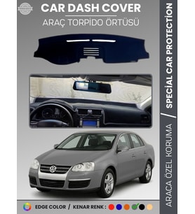 VOLKSWAGEN JETTA (2007-2011) Torpido Örtüsü Ön Göğüs Koruma Tam Uyum Çatlamayı Önler