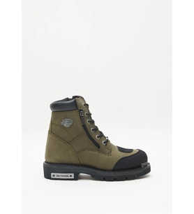 Harley Davidson Renshaw Olive Crazy Deri Erkek Bot