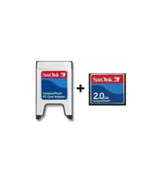 SANDİSK 2 GB COMPACT FLASH HAFIZA KARTI+ PCMCIA KART OKUYUCU