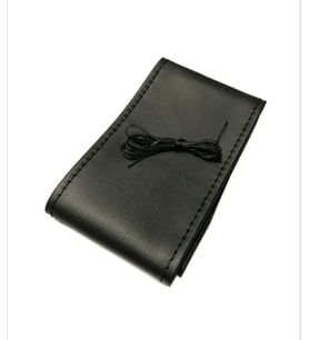 Universal Kamyon Tır Dikmeli Direksiyon Kılıfı Soft Siyah Ipli 45×10.5CM
