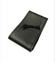 Universal Kamyon Tır Dikmeli Direksiyon Kılıfı Soft Siyah Ipli 45×10.5CM