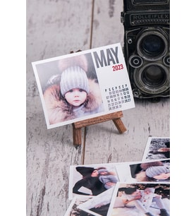 Yılbaşı Hediyesi Fotoğraflı Yatay Masa Takvimi