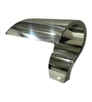 DEKOR HAVUZ 400X600 mm Slim Paslanmaz Şelale Aısı 316 Kalite