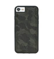 IPHONE 6-7-8  CAMOUFLAGE YEŞİL LEATHER KILIF