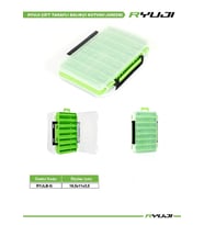 Ryuji Çift Taraflı Balıkçı Kutusu (19,5x11x3,5cm) Green
