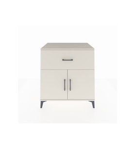 Kronos Şifonyer Tek Raflı Tek Çekmeceli 2 Kapaklı 88x59x96 Aytaşı-Aytaşı