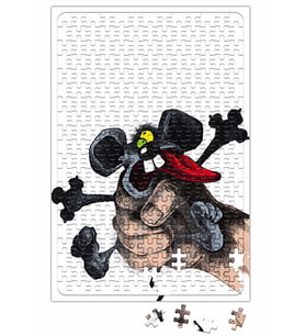 Crying Mouse Help Puzzle 240 Parça Yapboz