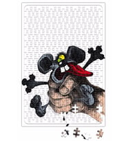 Crying Mouse Help Puzzle 240 Parça Yapboz