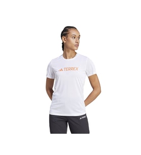 adidas Terrex W Mt Log Tech T Kadın Koşu Tişörtü IY9421 Beyaz