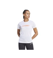 adidas Terrex W Mt Log Tech T Kadın Koşu Tişörtü IY9421 Beyaz