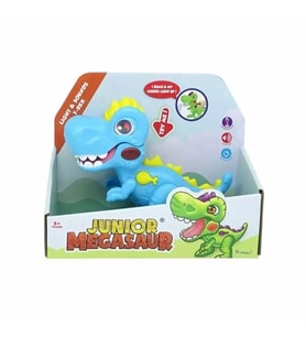 Sesli ve Işıklı 25 Cm Süper Kaliteli T-Rex Dinazor Mavi