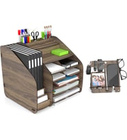 Design OTTO Fx-xl Modest - 2 Renk - A4 Evrak Rafı Masaüstü Organizer design_otto_fx_XL_Modest (Ceviz)