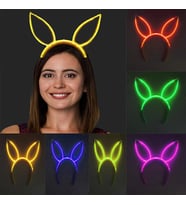 Karanlıkta Yanan Fosforlu Glow Taç 6 Renk 6 Adet