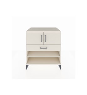 Kronos Şifonyer 3 Raflı Tek Çekmeceli 2 Kapaklı 88x59x96 Aytaşı-Aytaşı