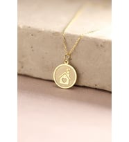 Kişiye Özel Minimalist Ev Figürlü Kolye 925K Gümüş (Gold)