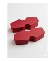 Esila Kağıtçılık 100 Adet Kırmızı Takı Kartı 12.2×5x3 cm – Küpe Kolye Bileklik Sunum Kartı Bristol Takı Sergi Kartı