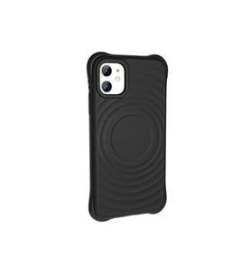 Apple iPhone 11 Uyumlu M-safe Şarj Özellikli Airbagli Mat Görünümlü Zore Hepi Kapak (Siyah)