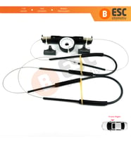 Ford Mondeo MK3 2000-2007 4/5 Kapı 1S71F23200AB İçin Elektrikli Ön Sağ Kapı Cam Kriko Tamir Seti