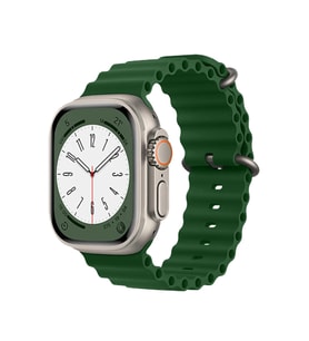 Uray store Apple Watch 42mm Ocean Kordon - Koyu Yeşil