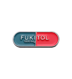 PROF FUKITOL Yazılı Medikal Broş P0624