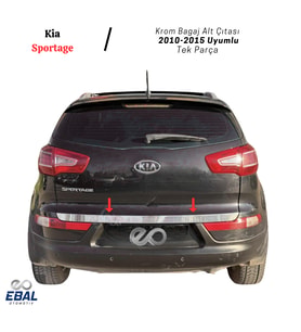 Kia Sportage Krom Alt Bagaj Çıtası 2010-2015 P. Çelik