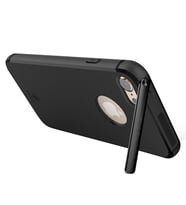 Baseus Hermit Bracked Case iPhone 7 Plus ile Uyumlu Silikon Kılıf Siyah