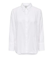 ONLNEW LINA GRACE SOLID LS SHIRT WVN (Beyaz)
