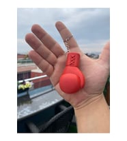 Kırmızı Boks Eldiveni Anahtarlık, Hediyelik Anahtarlık, Kickboks, Gym, Boxing Kulp Dahil