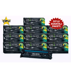 CRG-057H / Canon MF-449dw Çipli Muadil Toner - 10'lu Avantaj Paket