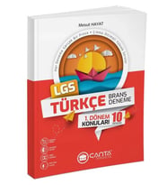 Çanta Yayınları LGS Türkçe 1.Dönem 10 Deneme Sınavı