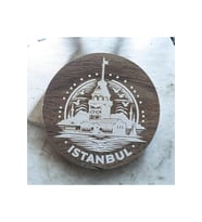 6 Lı Mdf Bardak Altlığı Dekoratif ECCECA1031