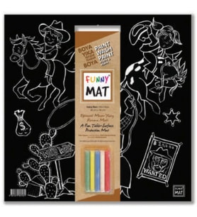 Funny Mat - Vahşi Batı 40x40cm