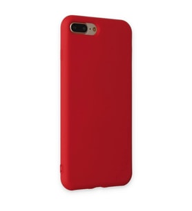 İphone 7 Plus Kılıf Nano İçi Kadife - Kırmızı