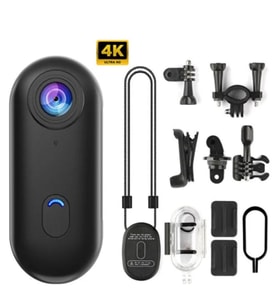 Mini Wifi Su Geçirmez Giyilebilir 1080P H.264 Aksiyon Kamerası