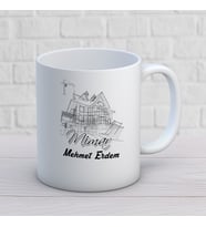 KİŞİYE ÖZEL MİMAR MESLEK KUPA BARDAK