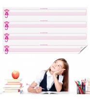 Kılavuz Çizgili Akıllı Kağıt Yazı Tahtası Duvarda İz Bırakmaz Statik Yeni Müfredata Uygun 100x56cm (5343)