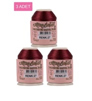 3 Adet Altınbaşak Oya ve Dantel İpi 20 gr - Royaleks - No: 027