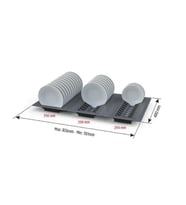Çekmece İçi Plastik Tabaklık 90 Cm. Modül