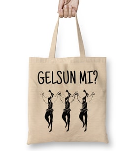 Gelsun Mı Karadeniz Bez Çanta Uzun Saplı