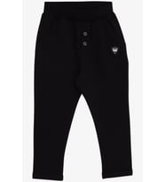 Breeze Erkek Bebek Eşofman Altı Armalı Basic 9 Ay-3 Yaş, Siyah