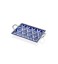 CORALLO SERVİS TEPSİSİ MAVİ 47X27 CM