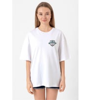 Revel Legacy Tumbleweeds Beyaz Kadın Oversize Tshirt