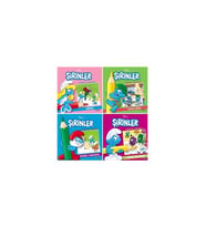Şirinler Hikayeli Boyama Seti (4 Kitap Takım)