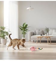 Runaway Şarjlı Akıllı Kedi Topu Hareket Sensörlü Oyuncak