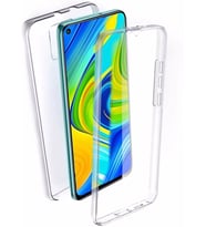 Xiaomi Redmi Note 9 360 Kılıf Şeffaf Ön Arka Silikon