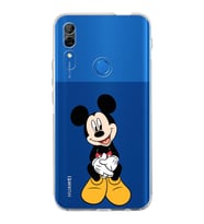 Huawei P Smart z  Kamera korumalı Kapak Mickey Mouse Tasarımlı  Şeffaf Kılıf