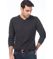 Dewberry Erkek Pamuklu Sweatshirt Siyah 1013 Günlük Üst Giyim, Hafta Sonu Kombini, Seyahat Gardırobu